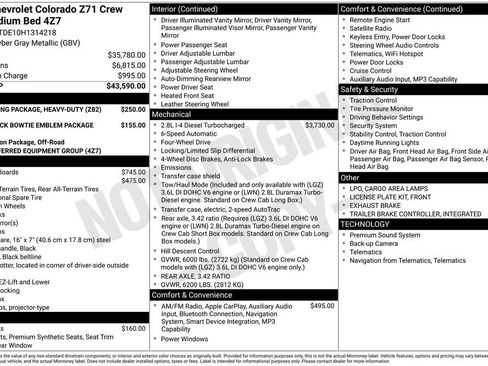 Used 2017 Chevrolet Colorado Z71 image 1