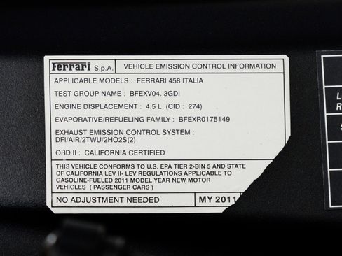 Used 2011 Ferrari 458 Italia Coupe RWD image 79