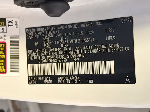 Used 2022 Toyota Highlander Limited image 12