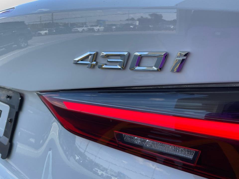 Used 2022 BMW 430i Convertible w/ M Sport Package RWD image 14