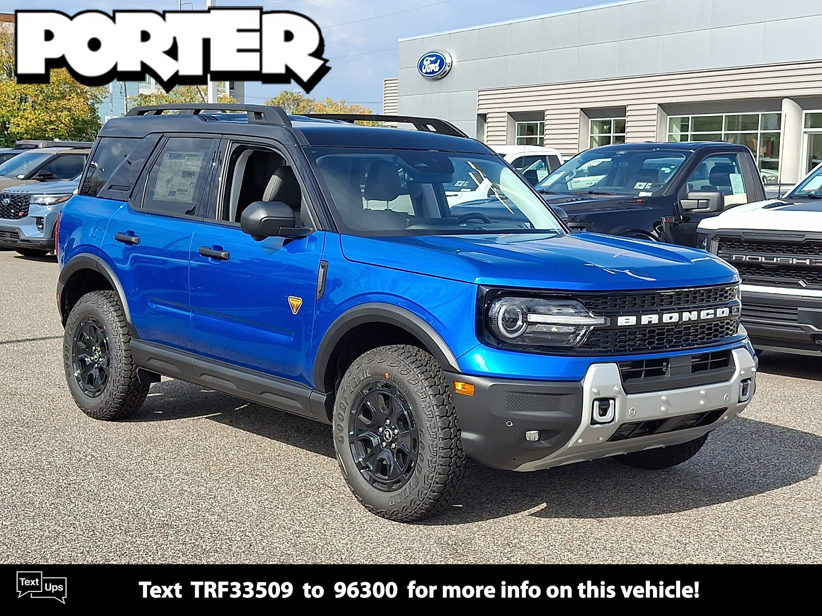 New 2026 Ford Bronco Sport Badlands w/ Sasquatch Badlands Package AWD/4WD image 1