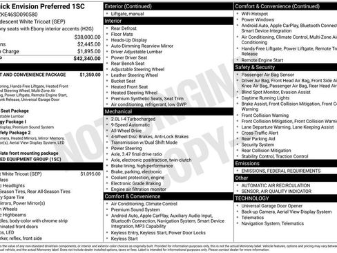 New 2025 Buick Envision Preferred image 37