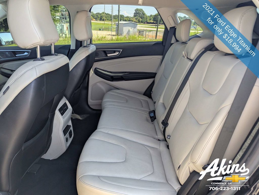 Used 2021 Ford Edge Titanium w/ Cargo Accessory Package FWD image 14