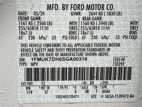 Used 2025 Ford Explorer Active w/ Active Comfort Package image 73