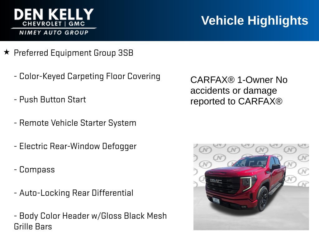 Used 2022 GMC Sierra 1500 Elevation w/ LPO, Elevation Black Package AWD/4WD image 11