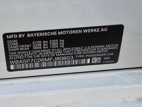 Used 2021 BMW 330e w/ Premium Package RWD image 18
