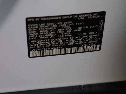 New 2026 Volkswagen Atlas SEL image 24