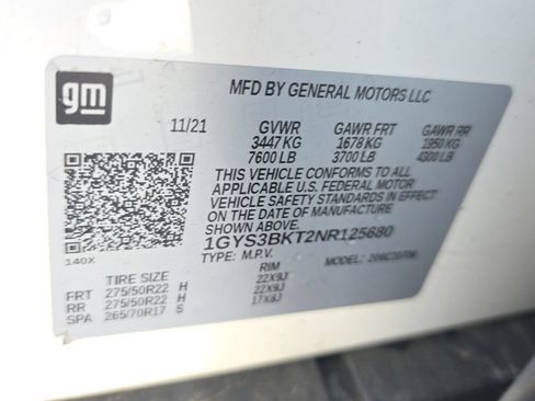 Used 2022 Cadillac Escalade Premium Luxury w/ LPO, Radiant Package RWD image 21