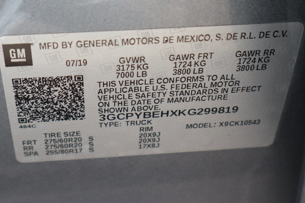 Used 2019 Chevrolet Silverado 1500 Custom w/ Custom Convenience Package AWD/4WD image 49