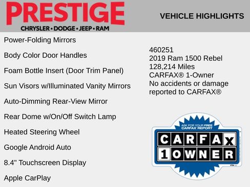Used 2019 RAM 1500 Rebel w/ Rebel Level 2 Equipment Group AWD/4WD image 12
