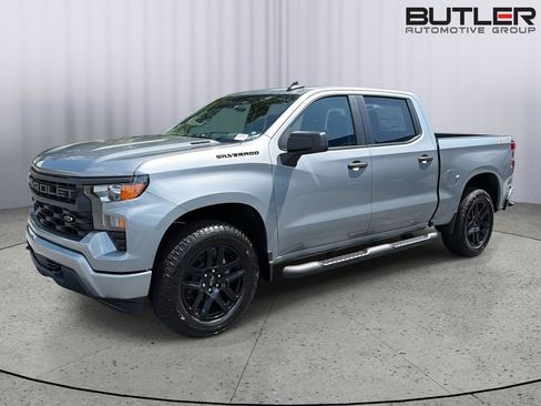 New 2026 Chevrolet Silverado 1500 Custom w/ Turbomax Blackout Package AWD/4WD image 1