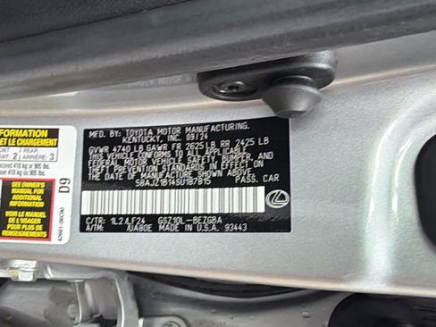 Used 2025 Lexus ES 350 F Sport w/ Accessory Package (Z2) FWD image 21