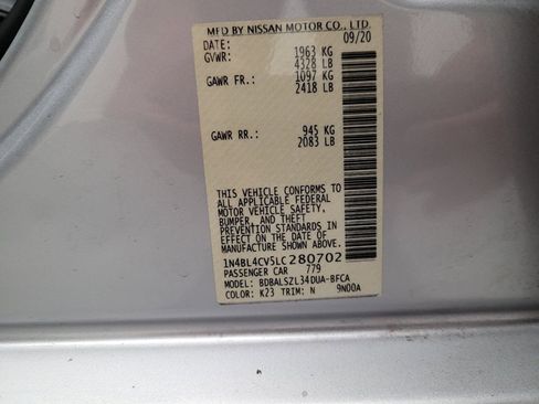 Used 2020 Nissan Altima 2.5 SR FWD image 33