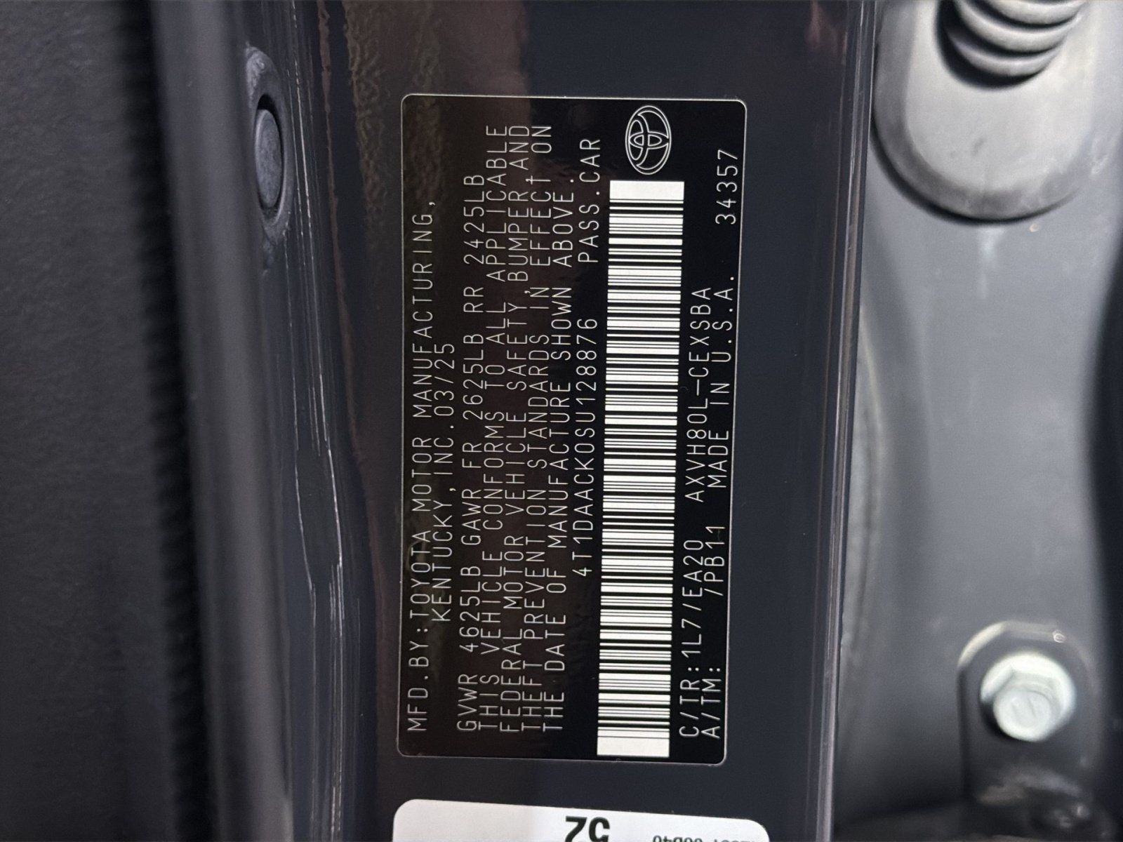 Used 2025 Toyota Camry SE FWD image 36