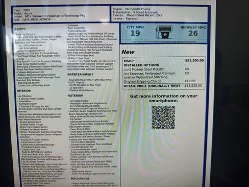 Used 2020 Acura MDX w/ Technology Package AWD/4WD image 27