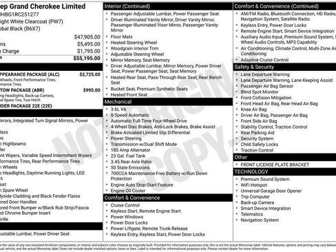 Used 2024 Jeep Grand Cherokee Limited w/ Black Appearance Package AWD/4WD image 2