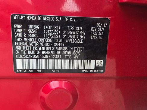 Used 2018 Honda HR-V LX image 22