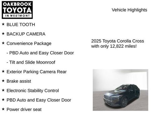 Certified 2025 Toyota Corolla Cross XLE w/ Convenience Package AWD/4WD image 6