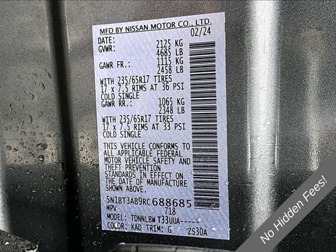 Used 2024 Nissan Rogue S AWD/4WD image 30