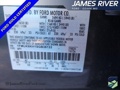 Certified 2025 Ford Explorer ST-Line w/ ST-Line Street Pack image 41