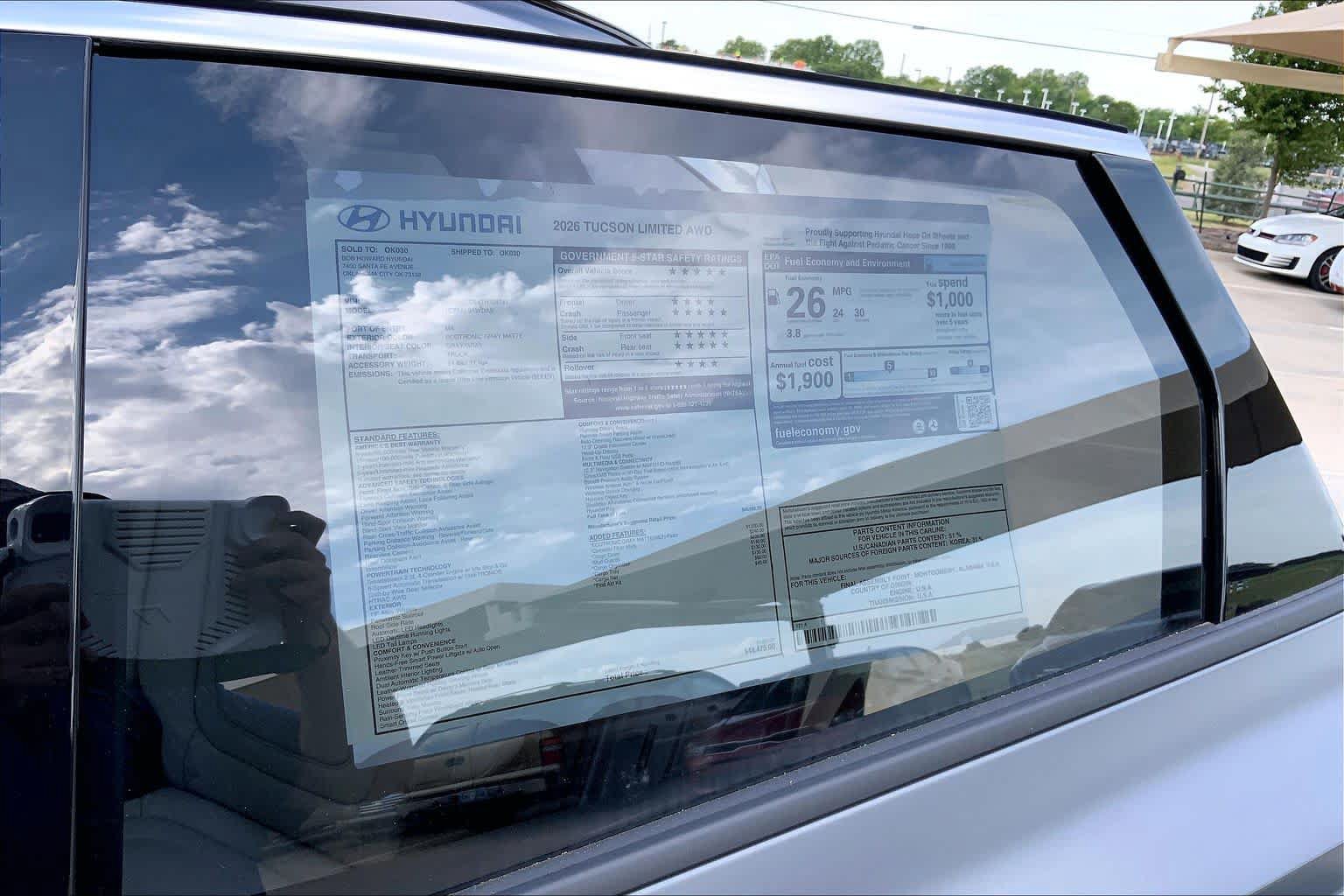 New 2026 Hyundai Tucson Limited AWD/4WD image 18