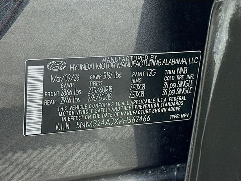 Certified 2023 Hyundai Santa Fe SEL image 33