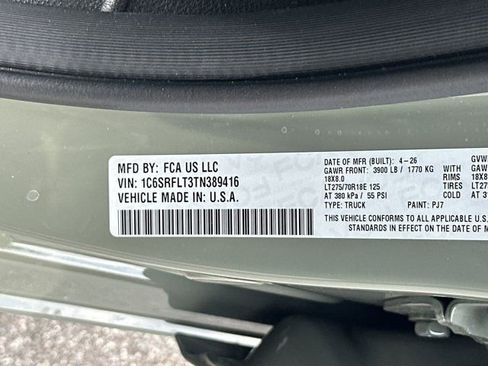 New 2026 RAM 1500 Rebel AWD/4WD image 31