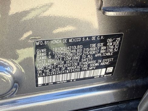 Certified 2026 Honda HR-V LX image 28