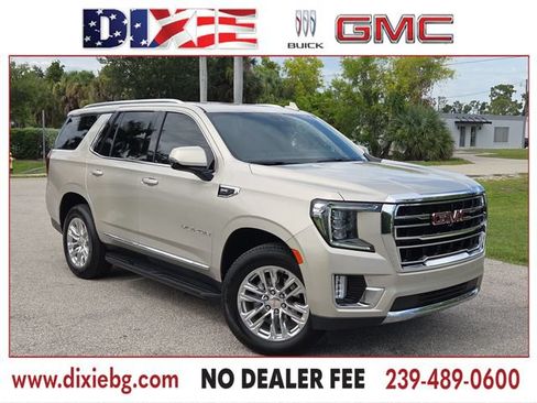 Certified 2022 GMC Yukon SLT w/ SLT Luxury Package RWD image 1