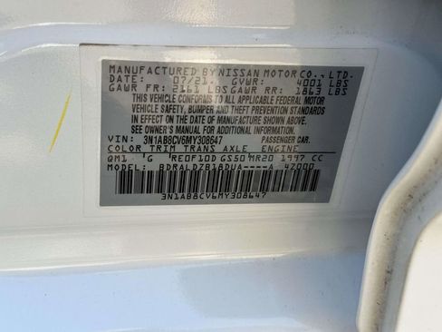 Used 2021 Nissan Sentra SV FWD image 18