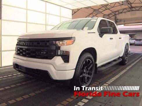 Used 2025 Chevrolet Silverado 1500 Custom w/ Turbomax Blackout Package RWD image 1