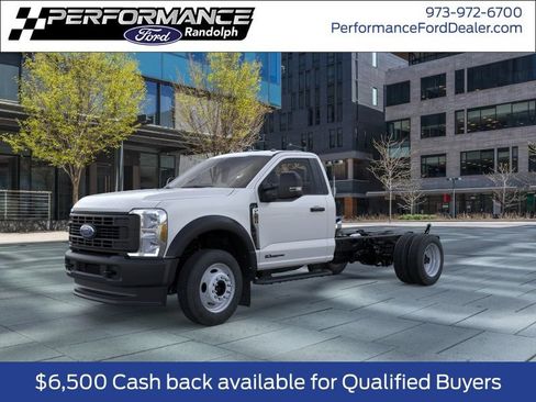 New 2025 Ford F550 4x4 Regular Cab Super Duty w/ Snow Plow Prep Package image 1