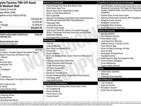 Used 2018 Toyota Tacoma TRD Off-Road image 4