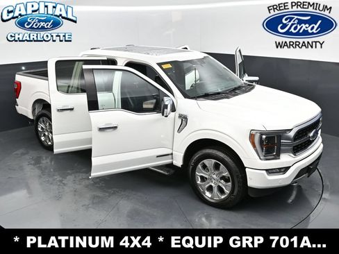 Used 2021 Ford F150 Platinum w/ Equipment Group 701A High AWD/4WD image 38