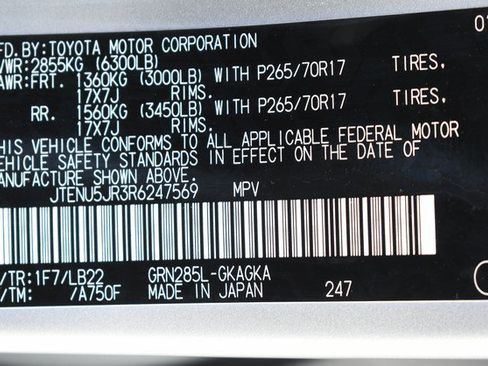 Certified 2024 Toyota 4Runner SR5 Premium w/ Moonroof Package AWD/4WD image 35