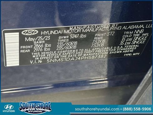 Certified 2023 Hyundai Santa Fe SE w/ Cargo Package AWD/4WD image 19