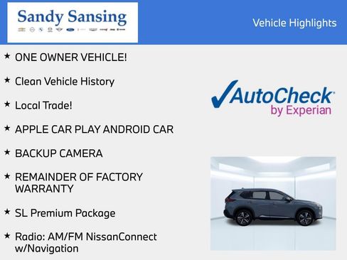 Used 2023 Nissan Rogue SL w/ SL Premium Package image 7