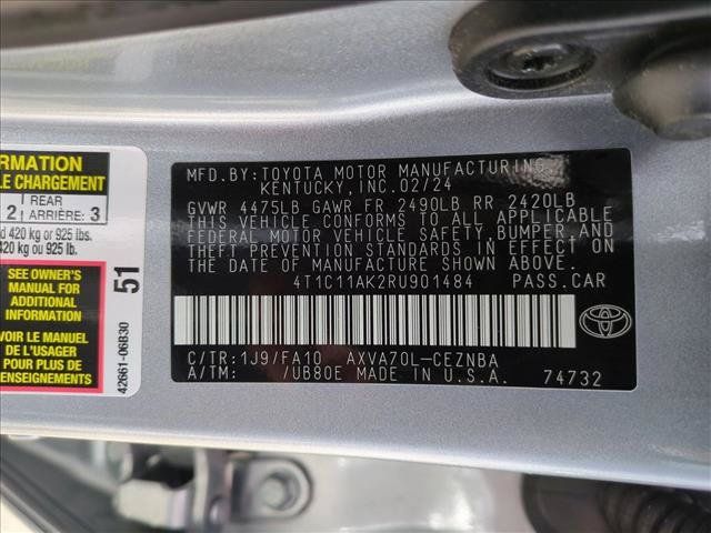 Certified 2024 Toyota Camry LE FWD image 23
