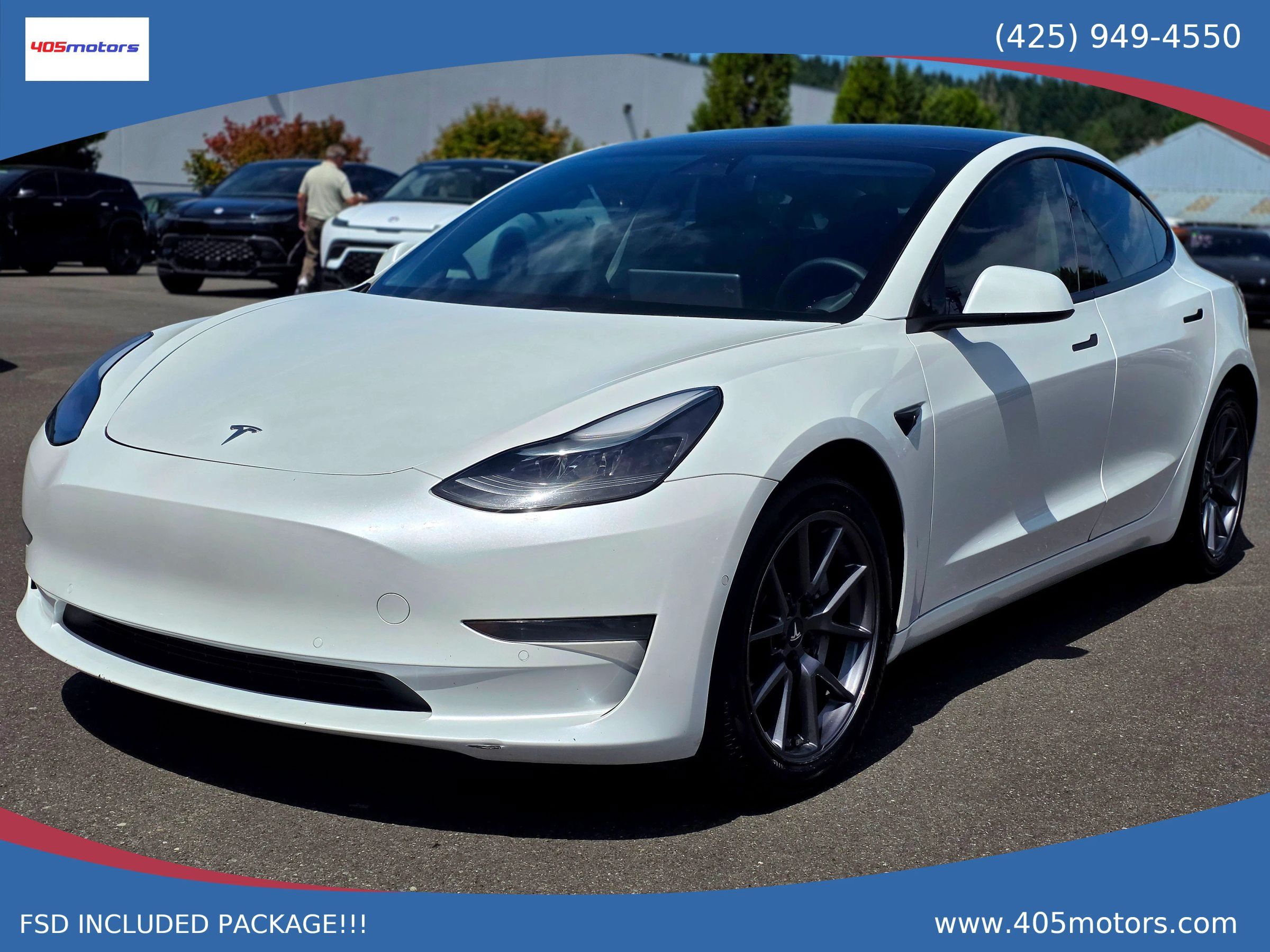 Used 2021 Tesla Model 3 Standard Range Plus RWD image 4