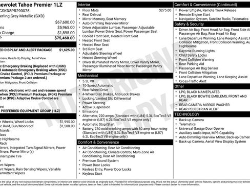 Used 2023 Chevrolet Tahoe Premier RWD image 9