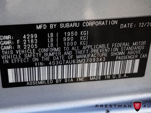 Used 2021 Subaru Impreza 2.0i Limited image 19