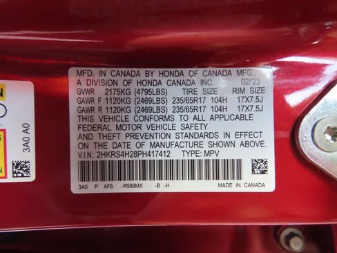 Certified 2023 Honda CR-V LX image 26