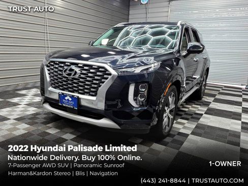 Used 2022 Hyundai Palisade Limited AWD/4WD image 1