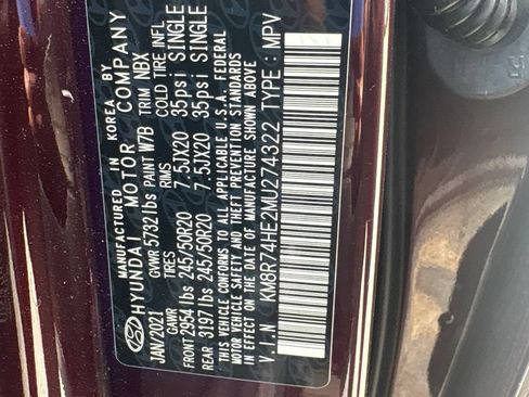 Used 2021 Hyundai Palisade Calligraphy w/ Cargo Package FWD image 35