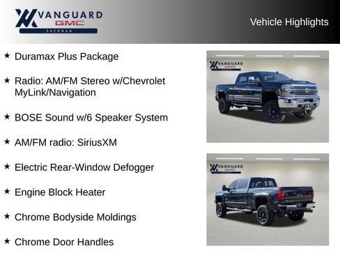 Used 2017 Chevrolet Silverado 2500 LTZ w/ Duramax Plus Package AWD/4WD image 11