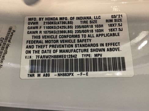 Used 2021 Honda CR-V EX-L image 16