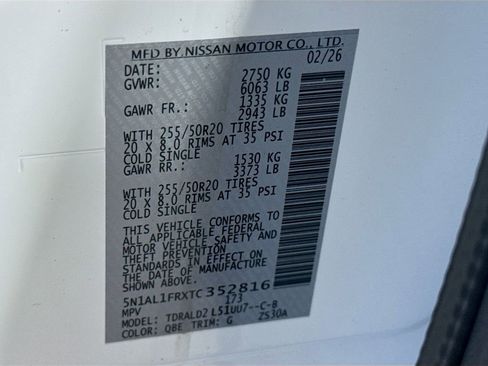 New 2026 INFINITI QX60 Luxe w/ Cargo Package image 42