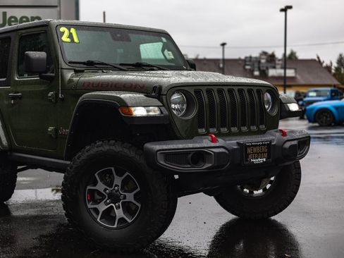 Used 2021 Jeep Wrangler Rubicon w/ Uconnect 4C Nav & Sound Group image 3