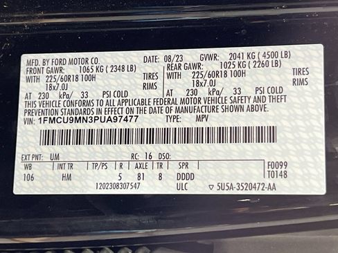 Used 2023 Ford Escape ST-Line w/ Tech Pack #1 AWD/4WD image 36