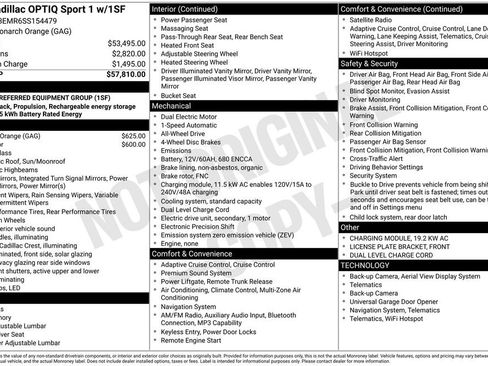 Certified 2025 Cadillac Optiq Sport 1 AWD/4WD image 42